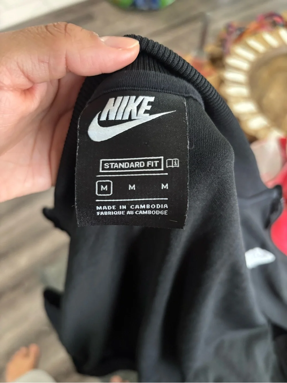 Nike Girls Black Velvet Bomber Jacket